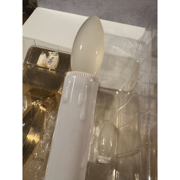 Set of 8 QVC Bethlehem Lights Gold Window Candles – Battery Operated w/ Sensor - Picture 4 of 11